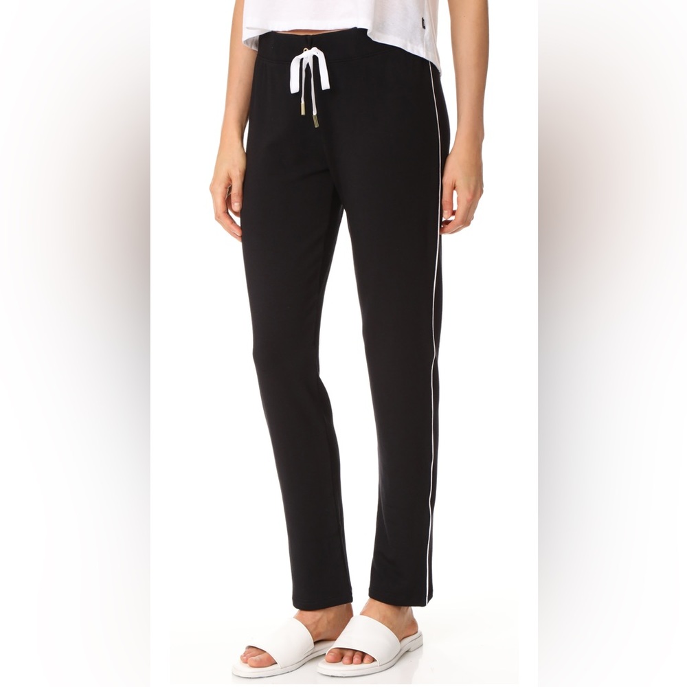 {Beyond Yoga X Kate Spade New York} Tuxedo Piped Sweatpants Sz M